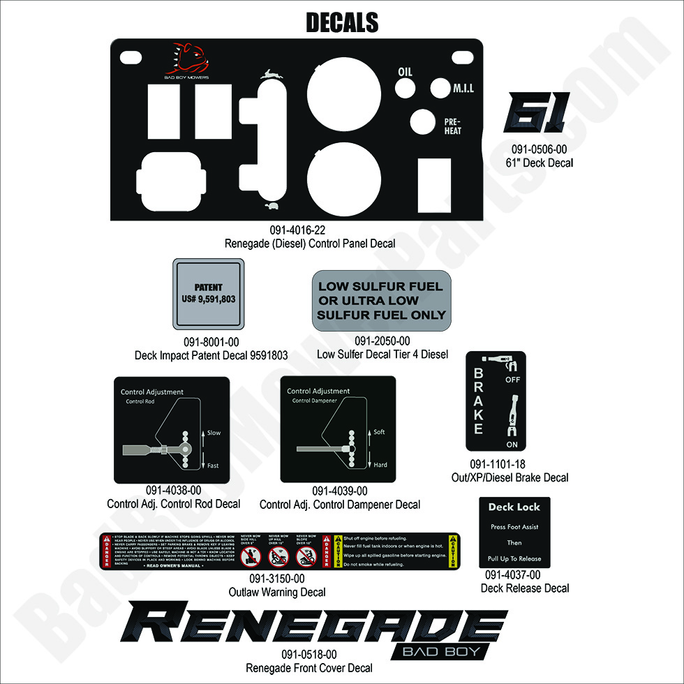 2024 Renegade - Diesel Decals -1